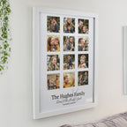 Personalised Family White Multi Photo Frame | Poster Frames | Inspired Creative Gifts