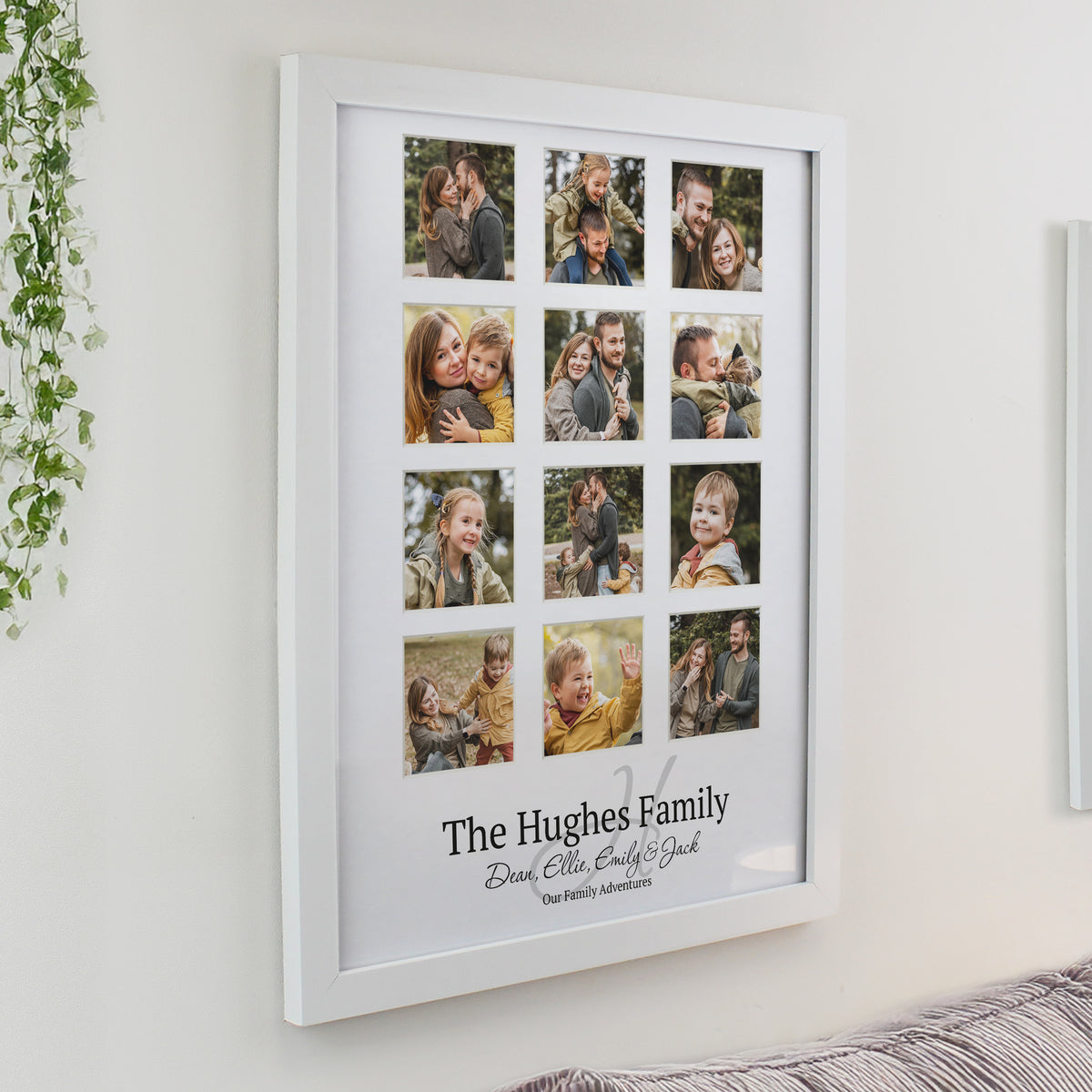 Personalised Family White Multi Photo Frame | Poster Frames | Inspired Creative Gifts