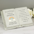 Personalised Rainbow Memorial Book for Memorial