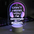 Personalised Pink Gaming LED Colour Changing Night Light | LED Lights, Candles & Decorations
