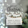 Personalised Christmas Home Acrylic Snowglobe Decoration |  | Inspired Creative Gifts