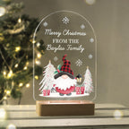 Personalised Gonk Wooden Based LED Christmas Light | LED Lights, Candles & Decorations | Christmas Gift