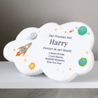 Personalised Space Resin Memorial Cloud | Ornaments | Inspired Creative Gifts