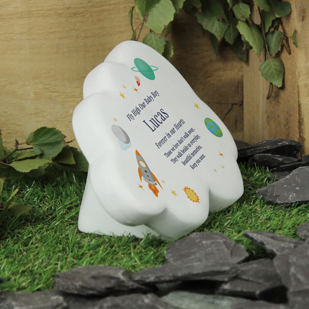 Personalised Space Resin Memorial Cloud | Ornaments | Inspired Creative Gifts