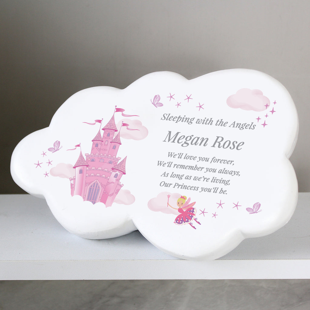 Personalised Fairy Castle Resin Memorial Cloud | Ornaments | Memorial Gift