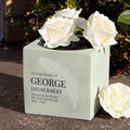 Personalised Feather Memorial Vase | Memorials | Memorial Gift