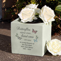 Personalised Butterflies Appear Memorial Vase | Memorial Gift
