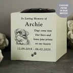 Personalised Dog Breed Memorial Garden Vase | Vases | Inspired Creative Gifts