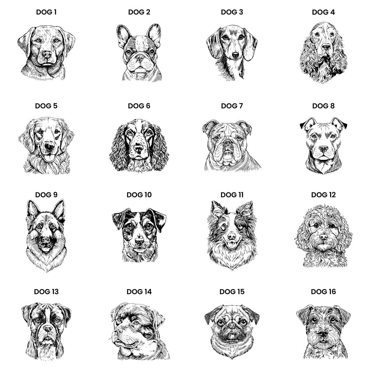 Personalised Dog Breed Memorial Garden Vase | Vases | Inspired Creative Gifts