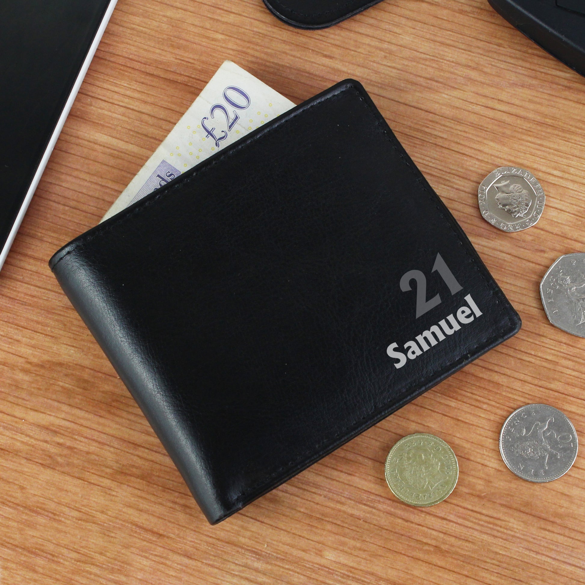 Personalised Birthday Leather Wallet - Leather & Leatherette - Inspired Creative Gifts