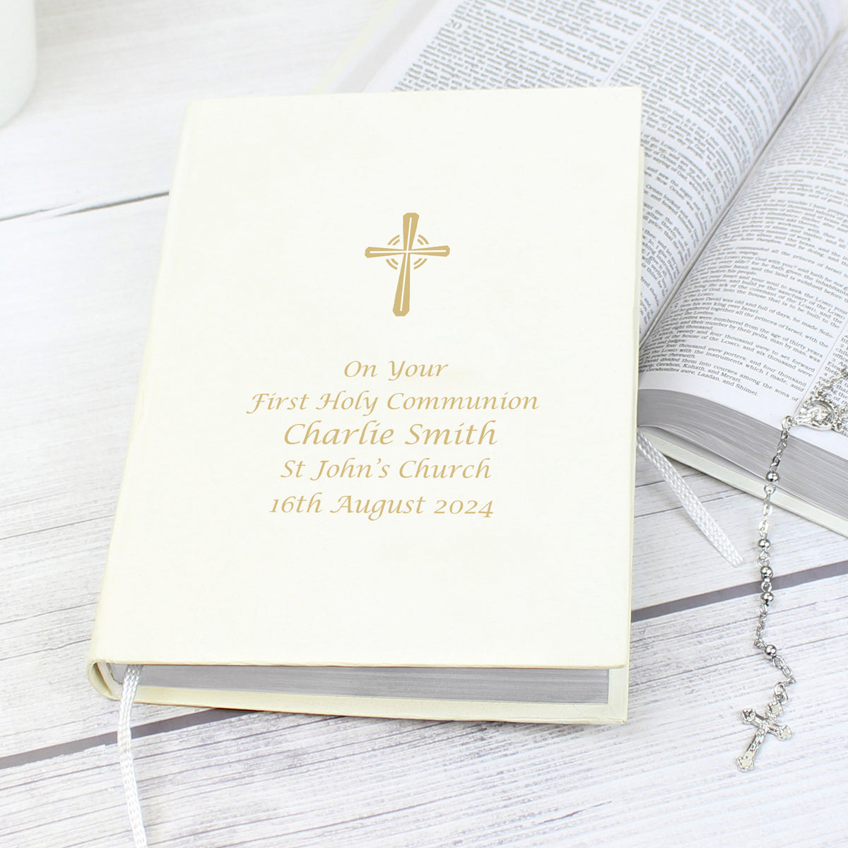 Personalised Gold Companion Holy Bible - Eco-friendly | Books