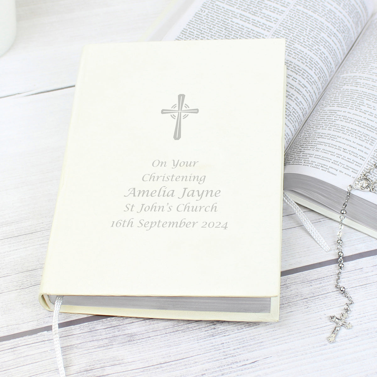 Personalised Silver Companion Holy Bible - Eco-friendly | Books | Inspired Creative Gifts