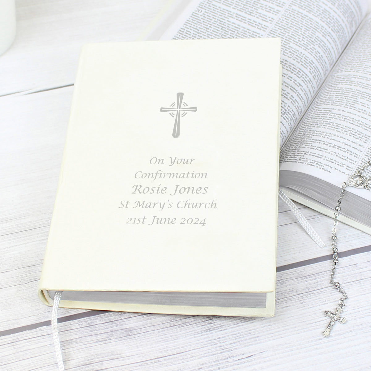 Personalised Silver Companion Holy Bible - Eco-friendly | Books | Inspired Creative Gifts