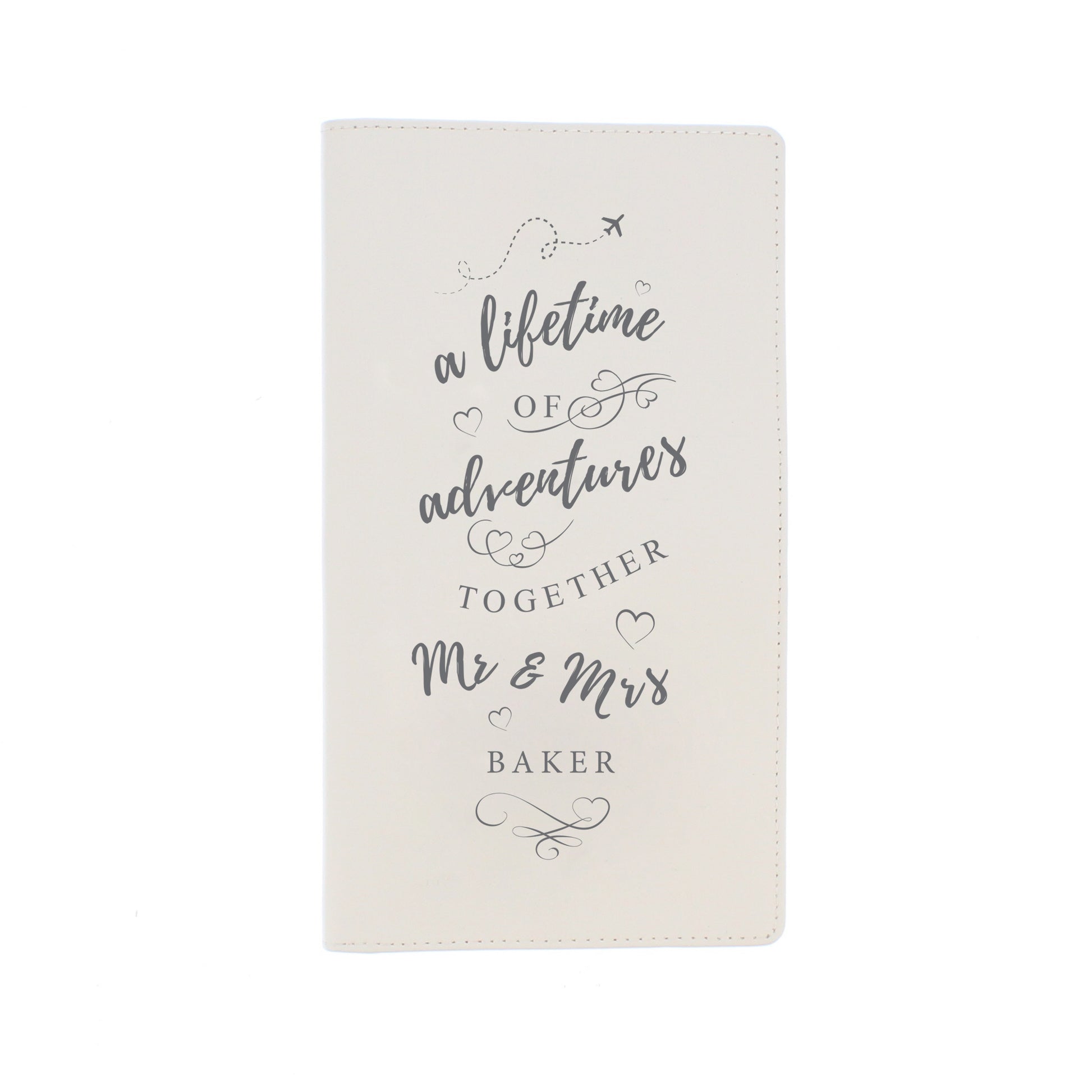 Personalised A Lifetime Of... Travel Document Holder - Leather & Leatherette - Inspired Creative Gifts