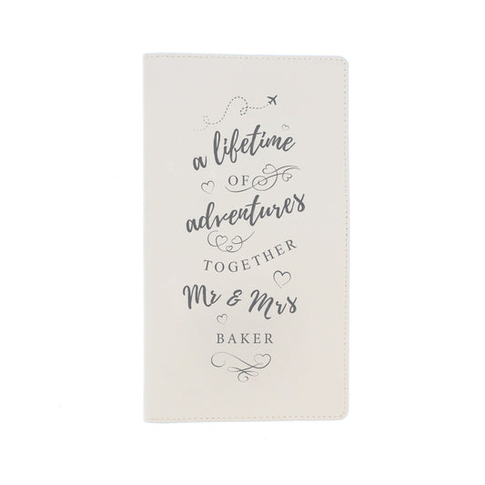 Personalised A Lifetime Of... Travel Document Holder