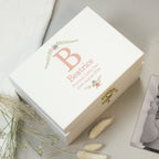 Personalised Floral Wooden Keepsake Box | Trinket, Jewellery & Keepsake Boxes