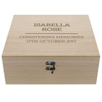 Personalised Any Message Large Wooden Keepsake Box | Gift for Her