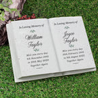 Personalised Couples In Loving Memory Resin Book for Memorial