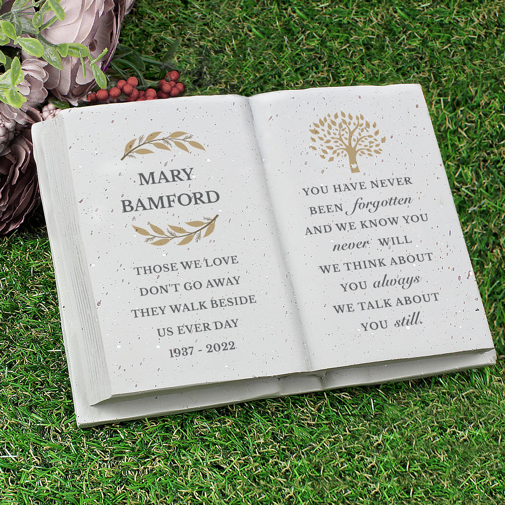 Personalised Family Tree Memorial Resin Book | Ornaments | Inspired Creative Gifts