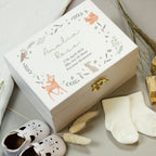 Personalised Woodland Animal Wooden Keepsake Box | Storage | Inspired Creative Gifts