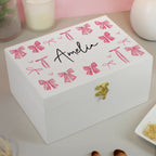 Personalised Bow Storage Box for Mother's Day