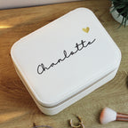 Personalised Leatherette Jewellery Box | Gift for Her