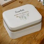 Personalised Botanical Leatherette Jewellery Box | Jewellery Storage & Trinket Boxes