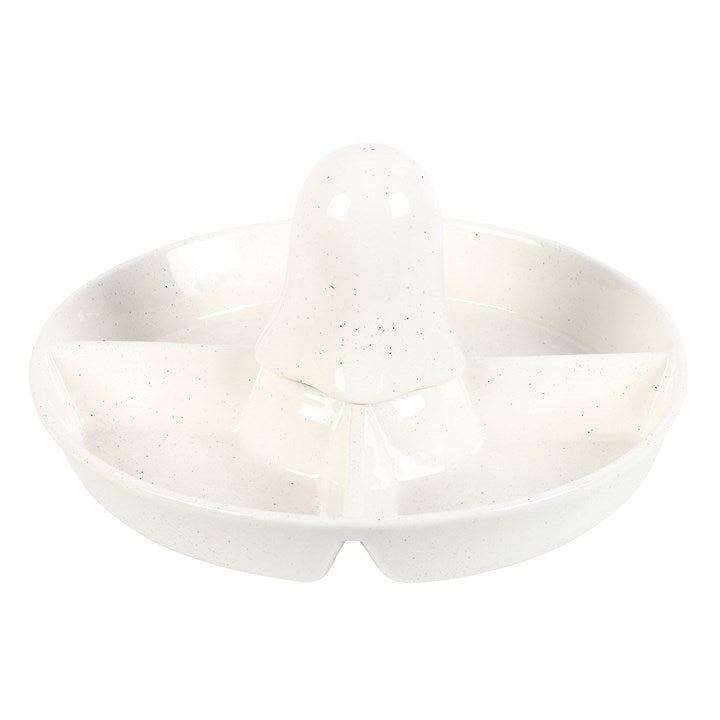 Ghost Chip & Dip Snack Dish - Tableware - Inspired Creative Gifts