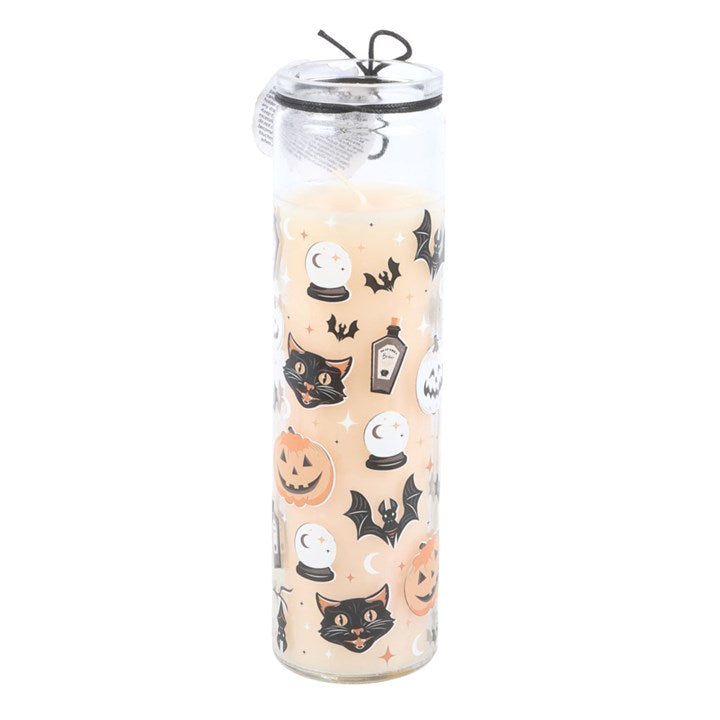 Spooky Spiced Pumpkin Tube Candle - Candles - Inspired Creative Gifts