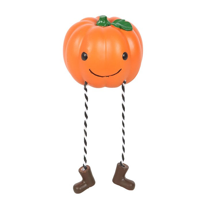 Cute Smiling Pumpkin Shelf Sitter Ornament - Ornaments - Inspired Creative Gifts