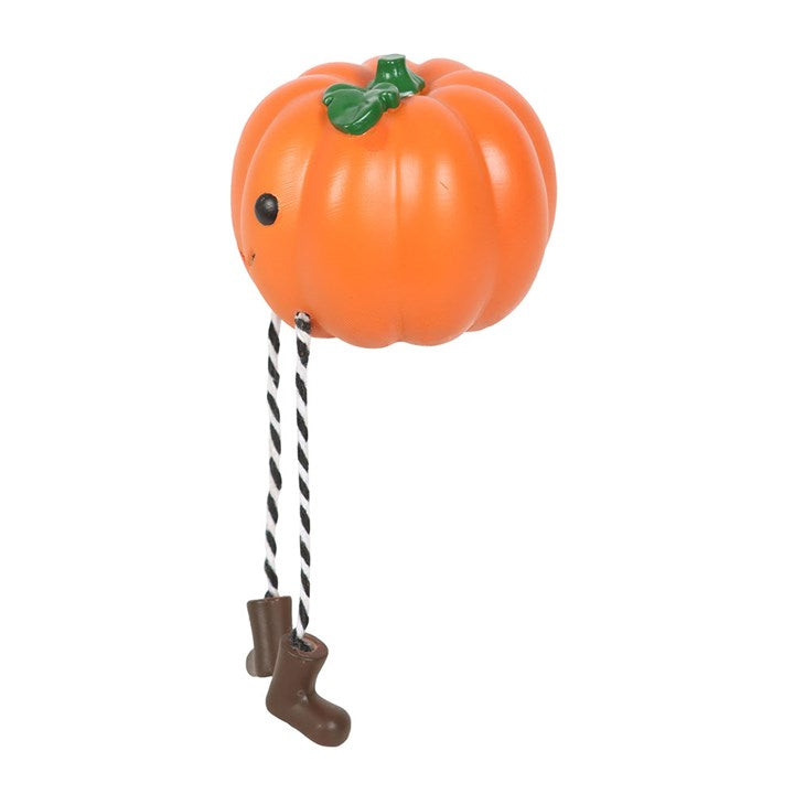 Cute Smiling Pumpkin Shelf Sitter Ornament - Ornaments - Inspired Creative Gifts