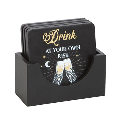 Til Death Do Us Party Coaster Set - Inspired Creative Gifts