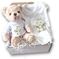Personalised Little Dinosaur Baby Gift Hamper - Teddy & Vest | Gift Box Baby