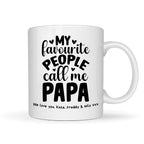 Personalised My Favourite People Call Me Papa Mug Gift | Father's Day Gift