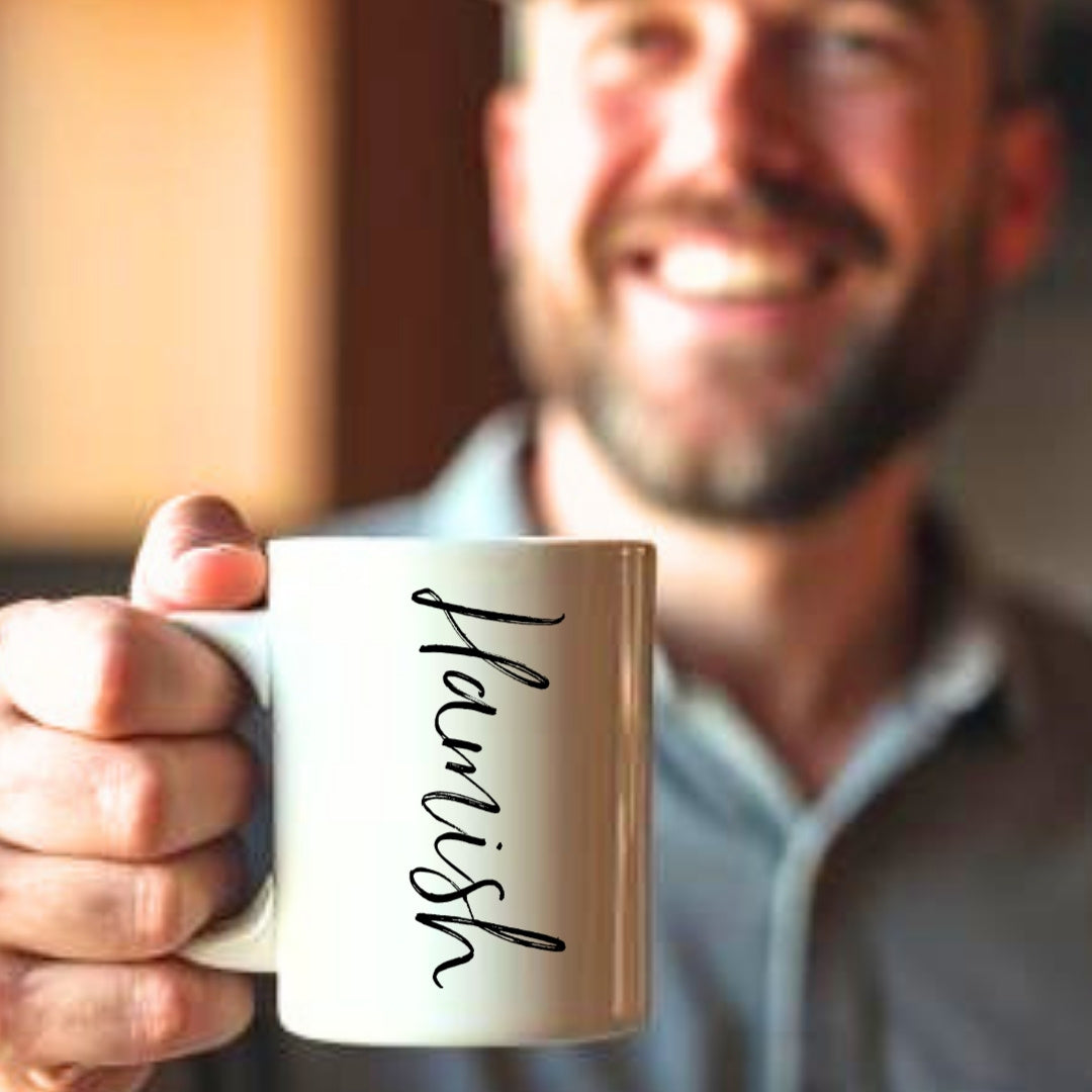 Personalised Script Name Mug Gift | Ceramics