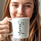 Personalised Script Name Mug Gift | Ceramics