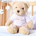 Personalised Teddy Bear Pink Safari Animals Welcome to the World T-Shirt | Baby Gifts | Inspired Creative Gifts