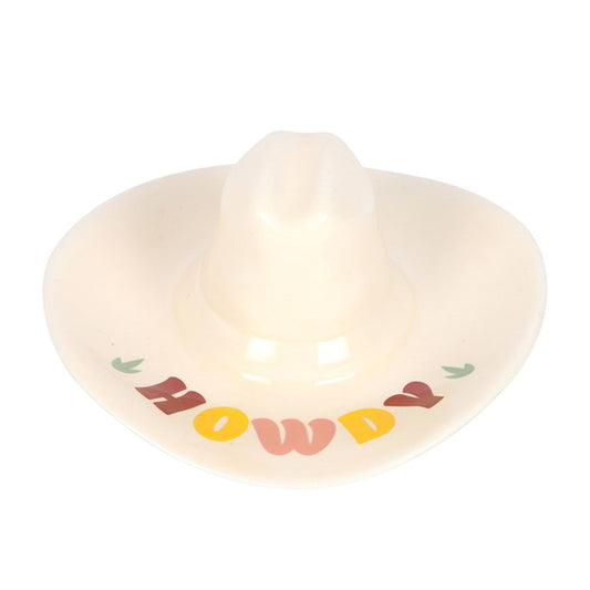 Howdy Cowboy Hat Trinket Dish - Inspired Creative Gifts