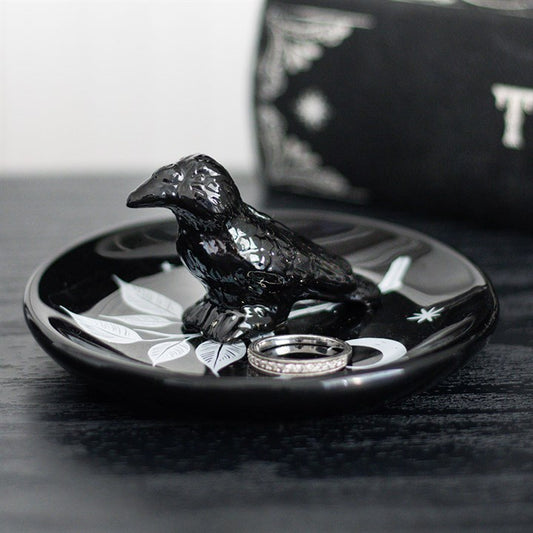 Mystic Raven Trinket Dish - Inspired Creative Gifts