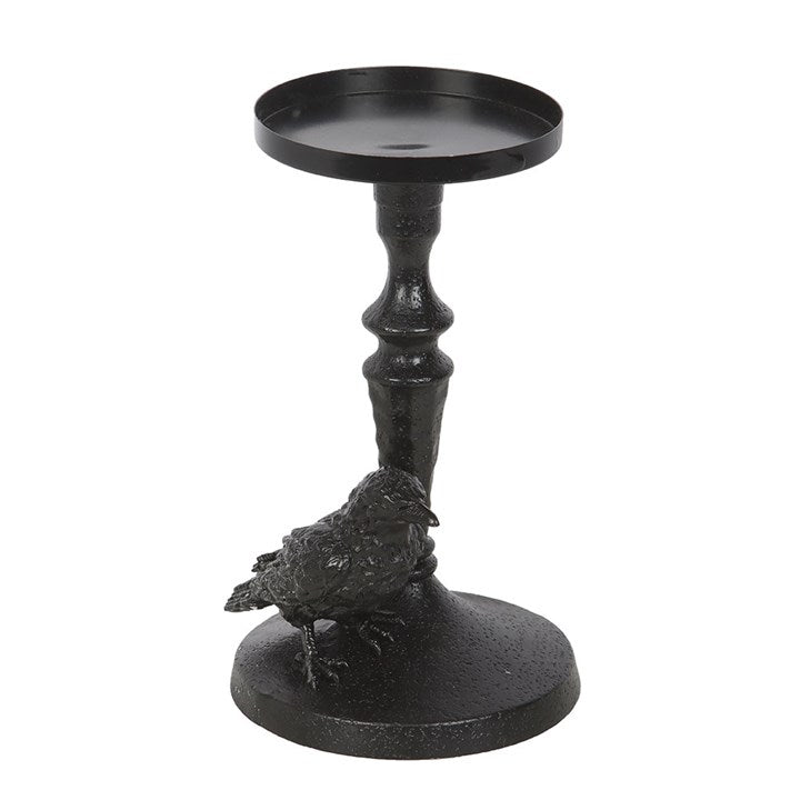 Mystic Raven Pillar Candle Holder - Candle Holders - Inspired Creative Gifts