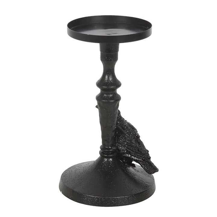 Mystic Raven Pillar Candle Holder - Candle Holders - Inspired Creative Gifts