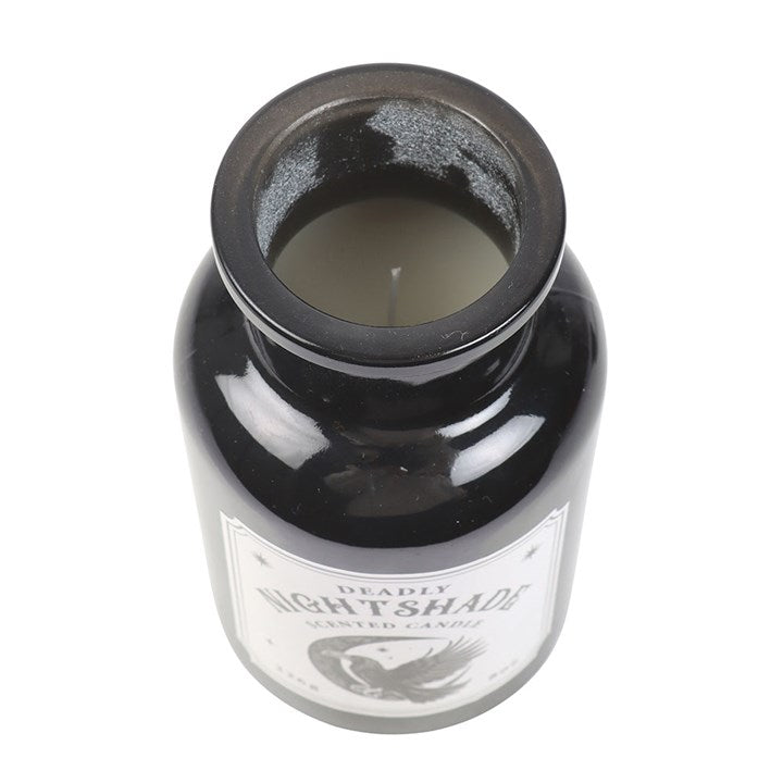 Mystic Raven Deadly Nightshade Apothecary Candle - Candles - Inspired Creative Gifts