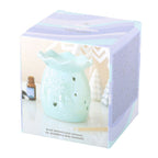 Iridescent Blue Snowflake Oil Burner and Wax Warmer