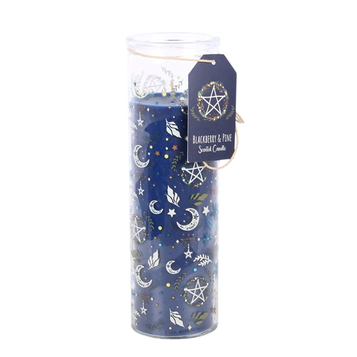 Solstice Spell Print Blackberry & Pine Tube Candle | Candles