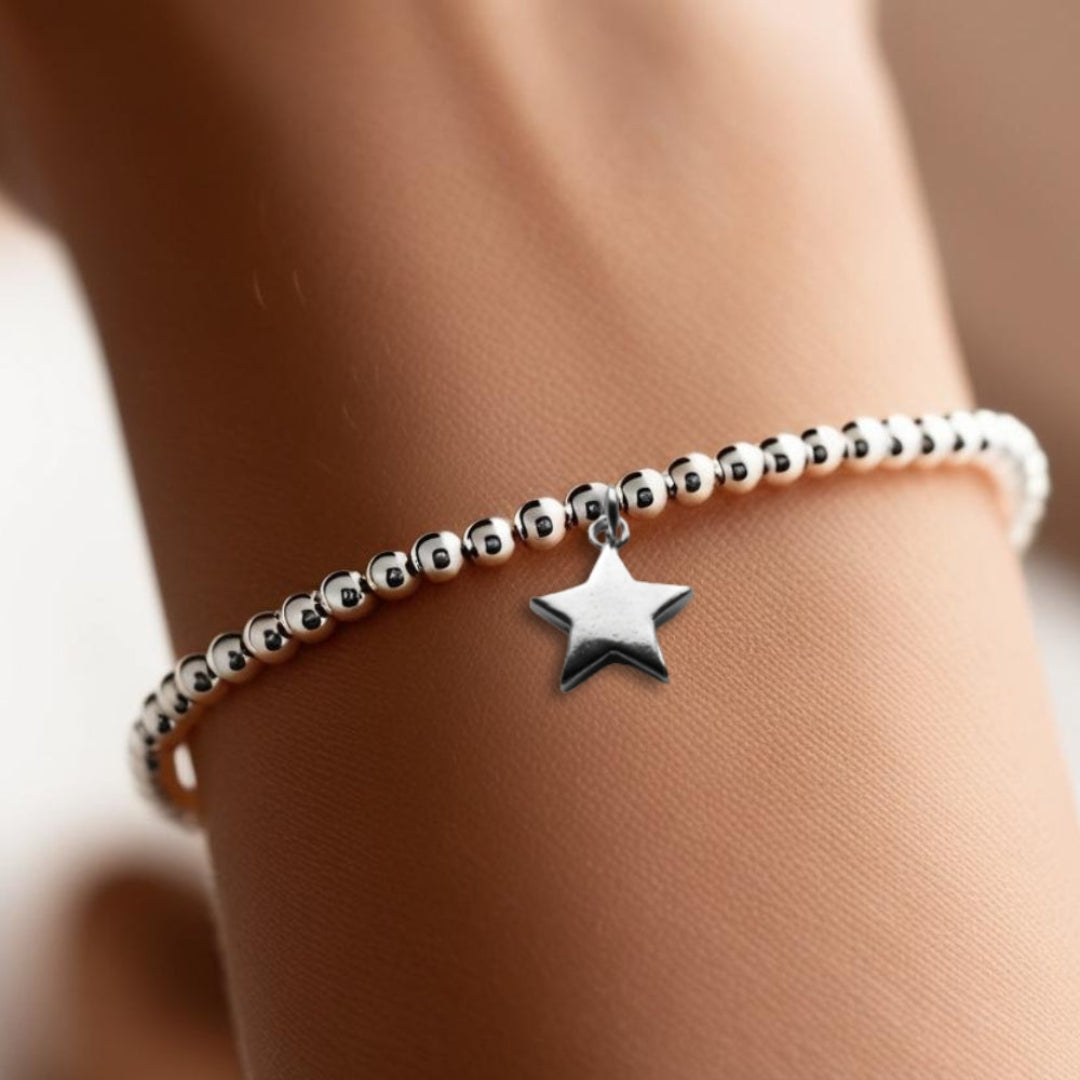 Small Merry & Bright Christmas Gift Hamper Bracelet, Chocolates & Candle | Womans Bracelet | Inspired Creative Gifts