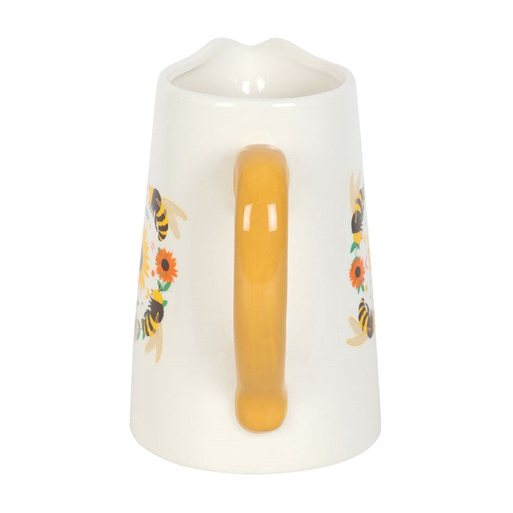 Summer Bee and Sunflower Ceramic Flower Jug - Inspired Creative Gifts