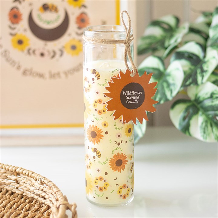 Summer Solstice Wildflower Tube Candle - Candles - Inspired Creative Gifts