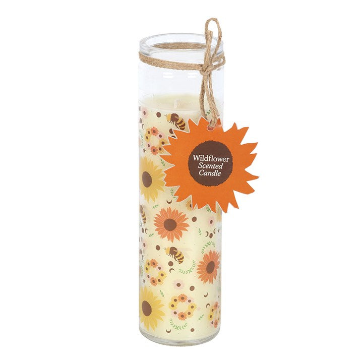 Summer Solstice Wildflower Tube Candle - Candles - Inspired Creative Gifts