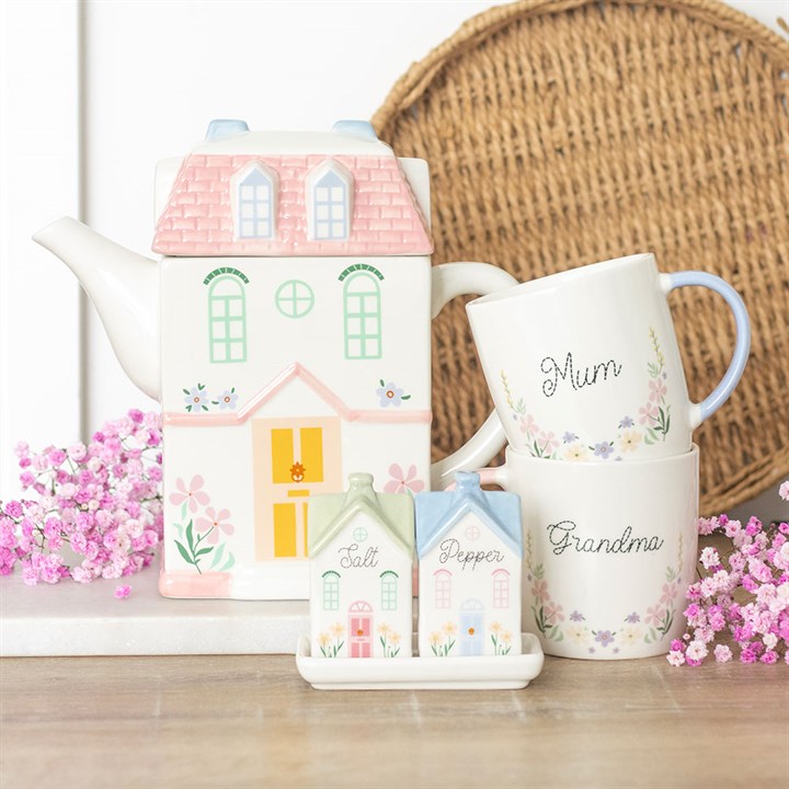 Grandma Pastel Floral Mug - Mugs - Inspired Creative Gifts