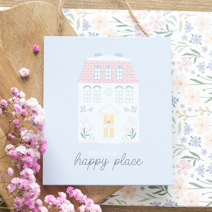 This Is Our Happy Place Pastel House Hanging Sign - Sign - Inspired Creative Gifts